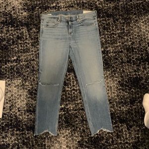 Rag and bone light wash jeans